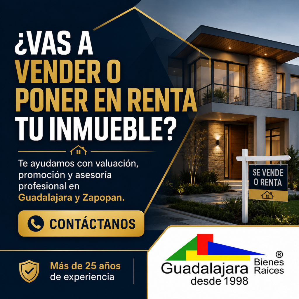 Venta Renta Guadalajara Bienes Raices