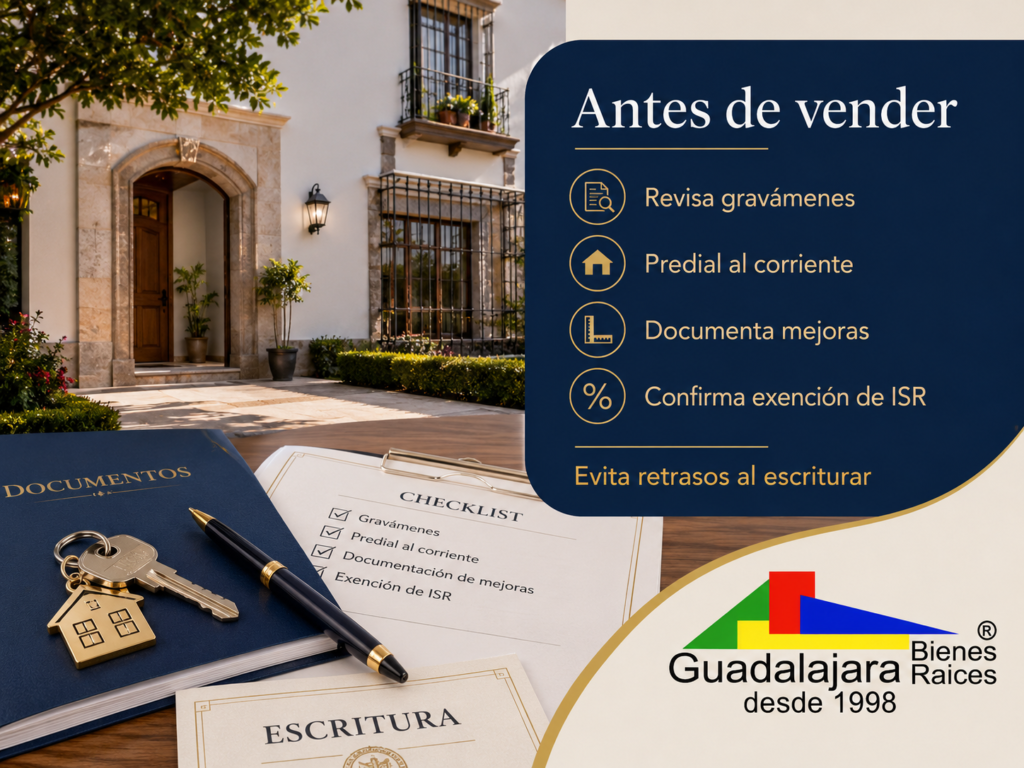 Documentos para Vender una Casa en Guadalajara