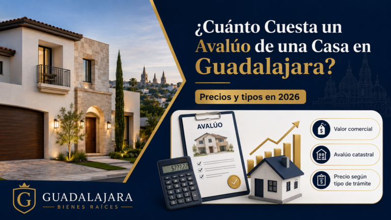 ¿Cuánto Cuesta un Avalúo de una Casa en Guadalajara? Precios y Tipos en 2026