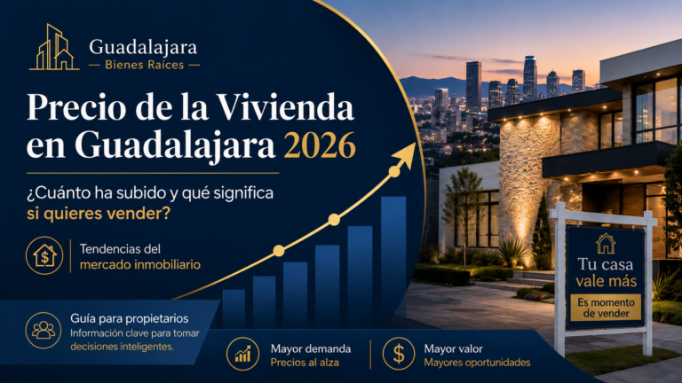 Vista de Guadalajara y zonas residenciales en 2026