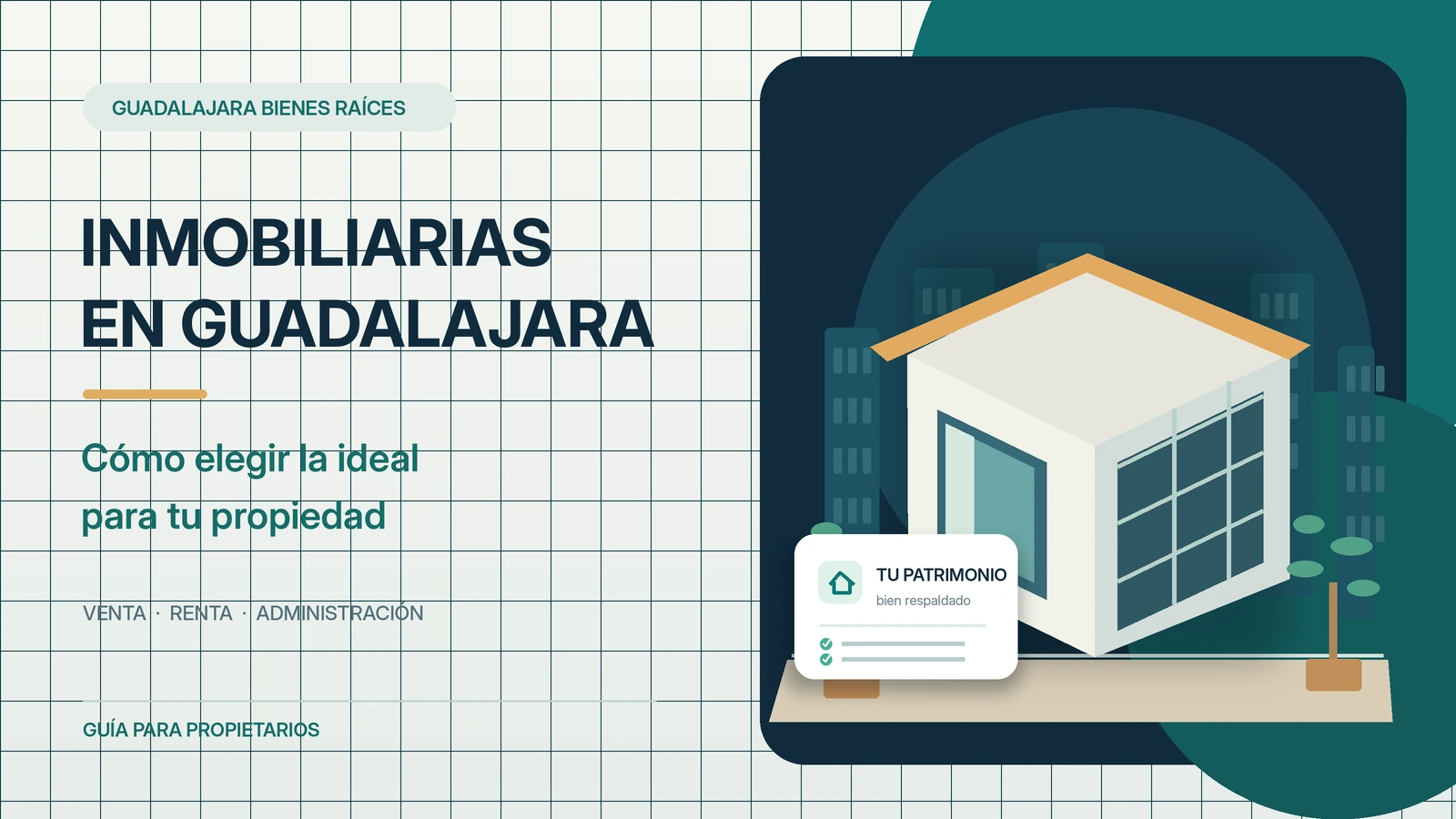 Asesor inmobiliario y propietario revisando una propuesta de servicios inmobiliarios en Guadalajara.